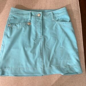 Daily Sports Womens Skort Size 4 Teal Blue Skort with front & back Pockets
